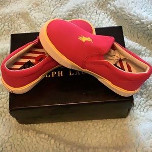 Size 10 Ralph Lauren slip on shoes